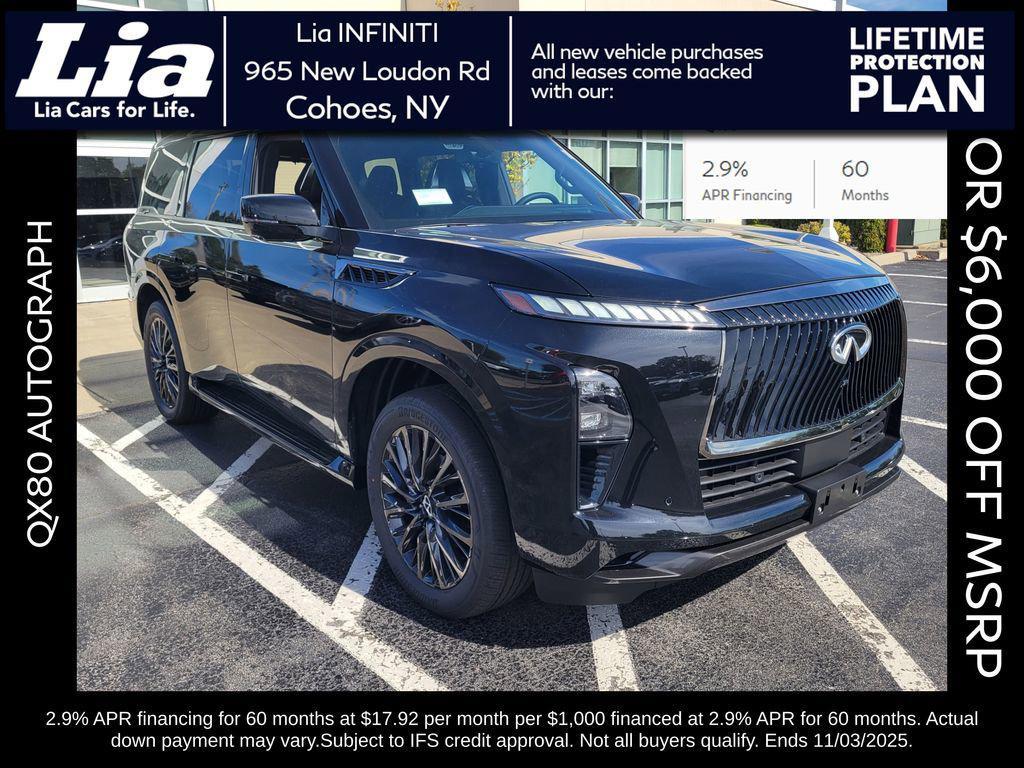 new 2026 INFINITI QX80 car, priced at $112,230