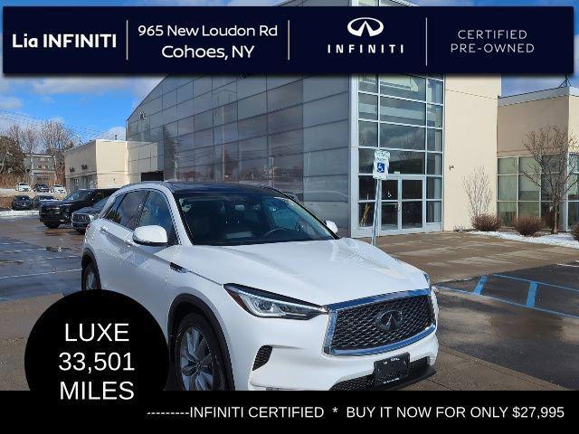 used 2021 INFINITI QX50 car, priced at $27,995