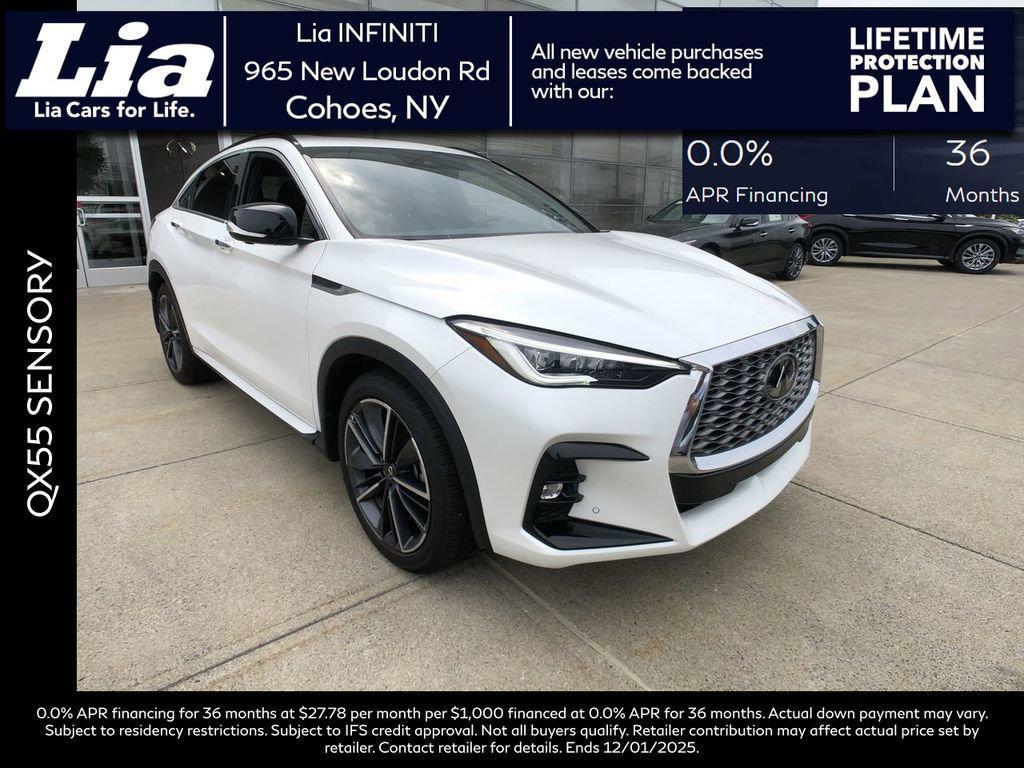 new 2025 INFINITI QX55 car, priced at $51,740