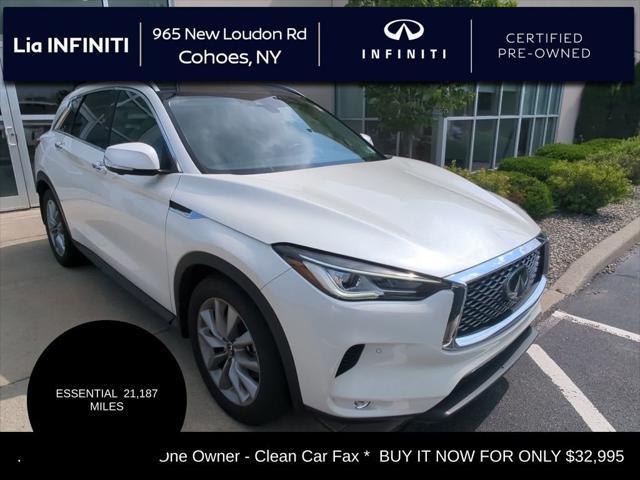 used 2022 INFINITI QX50 car, priced at $32,995