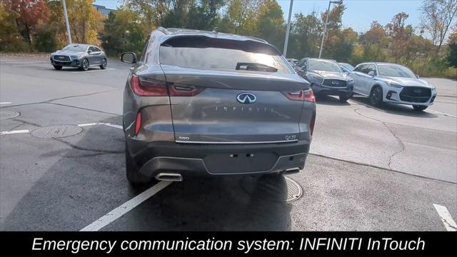 new 2025 INFINITI QX55 car, priced at $50,750