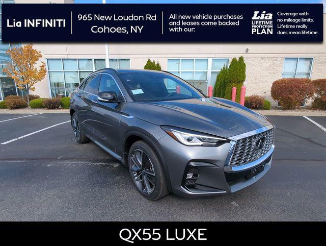 new 2025 INFINITI QX55 car, priced at $52,750