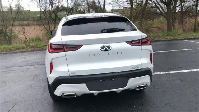 new 2025 INFINITI QX55 car, priced at $53,650