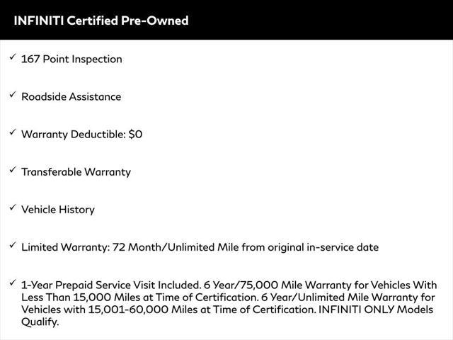 used 2022 INFINITI Q60 car, priced at $45,995