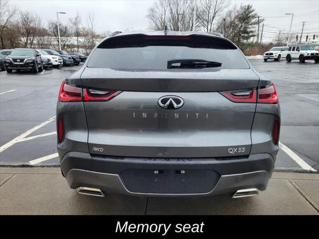 new 2025 INFINITI QX55 car, priced at $51,450