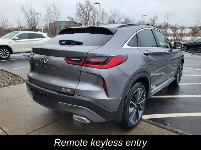 new 2025 INFINITI QX55 car, priced at $51,450