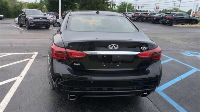 new 2024 INFINITI Q50 car, priced at $47,565