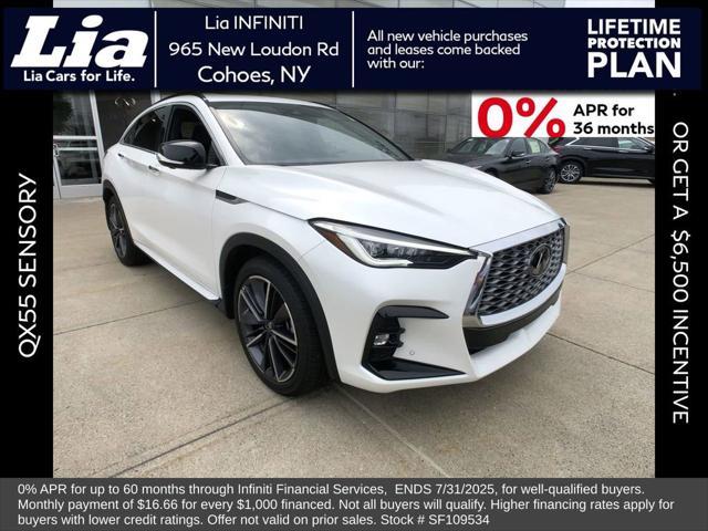 new 2025 INFINITI QX55 car, priced at $60,240