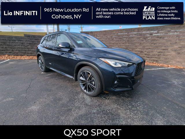 new 2025 INFINITI QX50 car, priced at $53,270