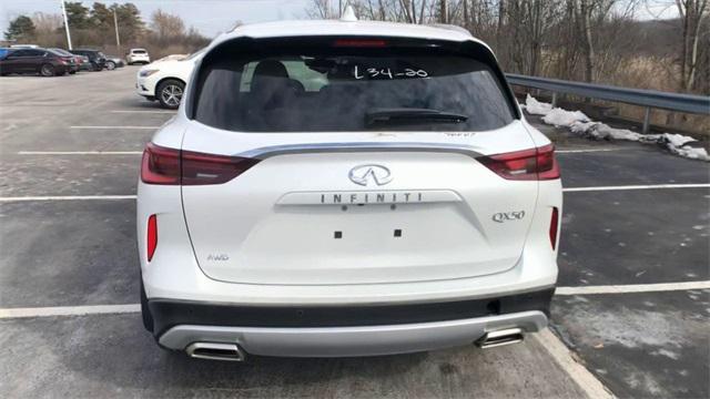 new 2025 INFINITI QX50 car, priced at $54,170