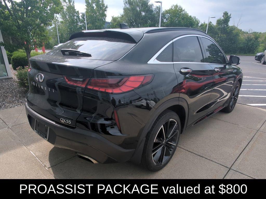 used 2022 INFINITI QX55 car, priced at $33,995
