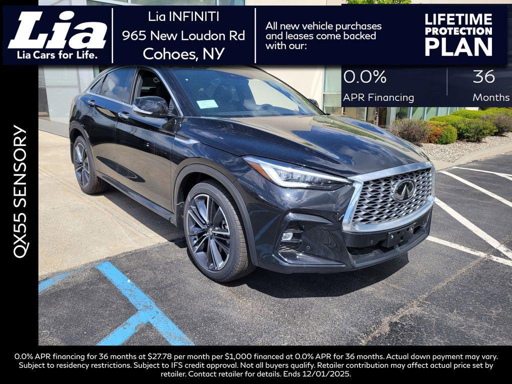 new 2025 INFINITI QX55 car, priced at $50,840