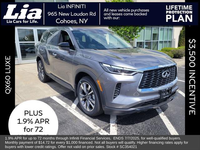 new 2025 INFINITI QX60 car, priced at $56,885