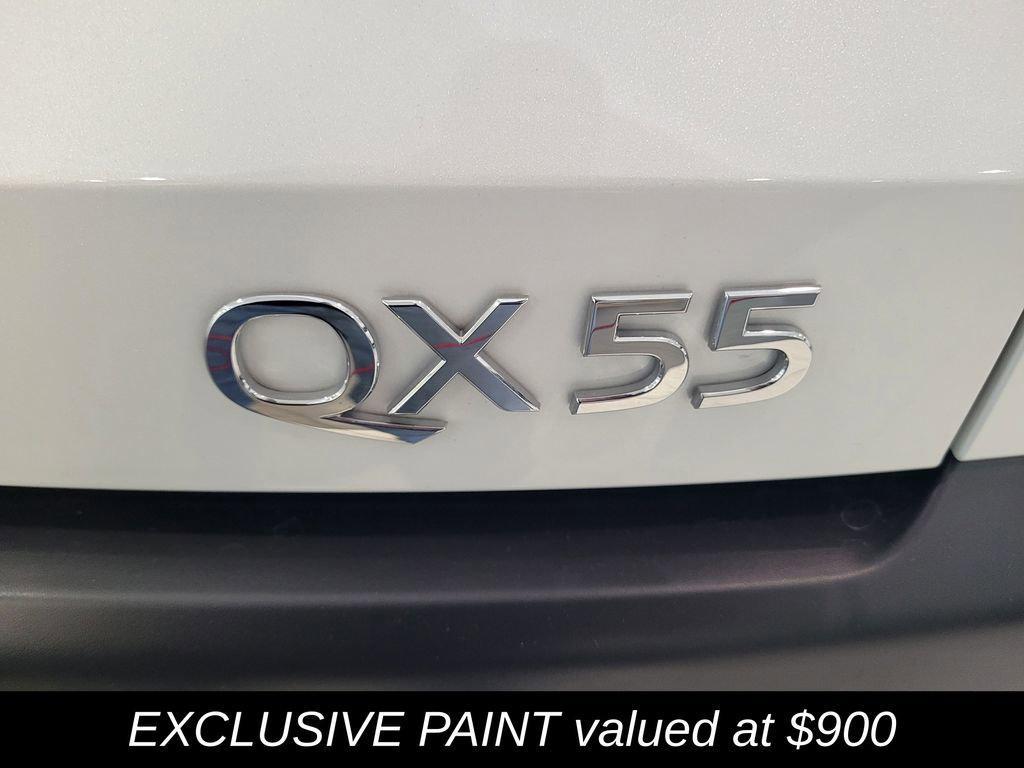 new 2025 INFINITI QX55 car, priced at $46,350