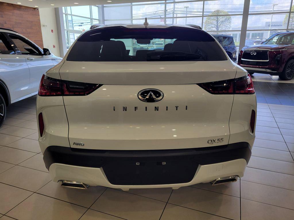 new 2025 INFINITI QX55 car, priced at $43,850