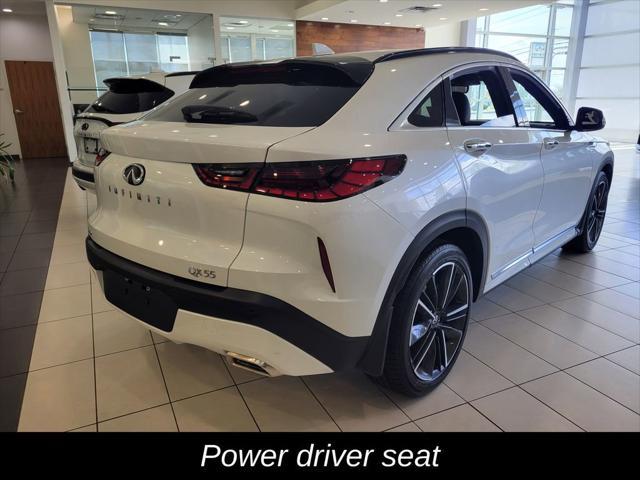 new 2025 INFINITI QX55 car, priced at $52,350