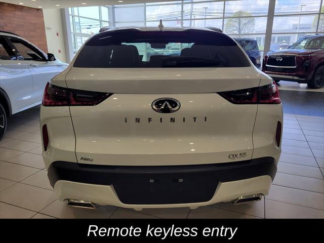 new 2025 INFINITI QX55 car, priced at $52,350