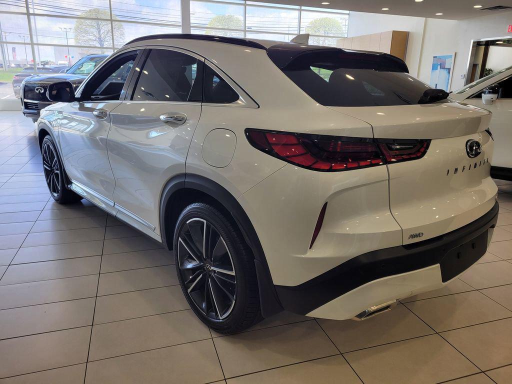 new 2025 INFINITI QX55 car, priced at $43,850