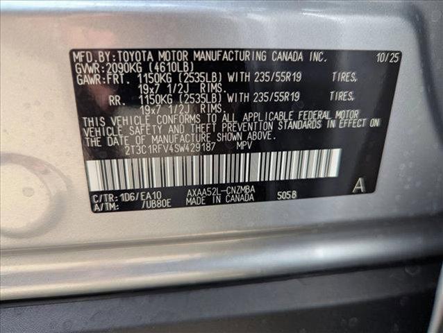 new 2025 Toyota RAV4 car, priced at $38,024