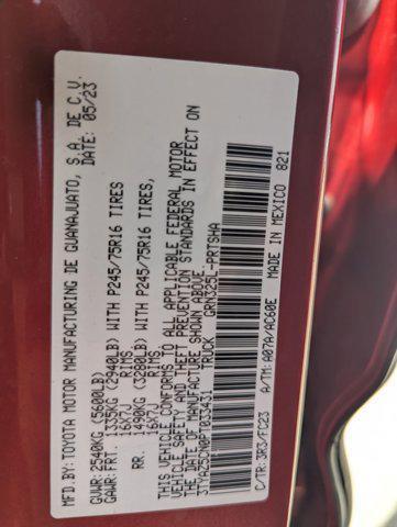 used 2023 Toyota Tacoma car, priced at $32,510