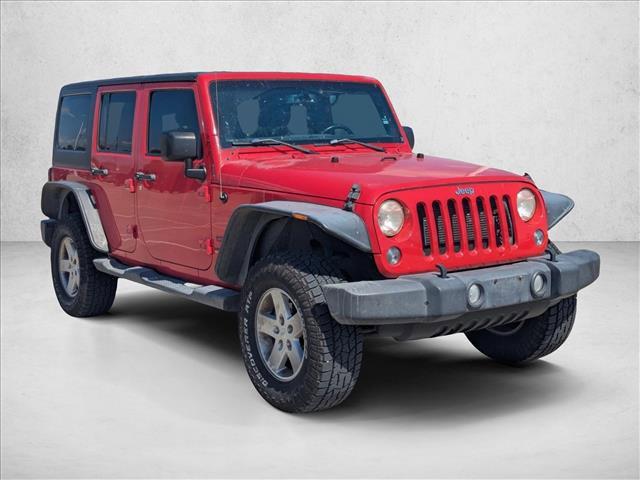 used 2015 Jeep Wrangler Unlimited car, priced at $16,499