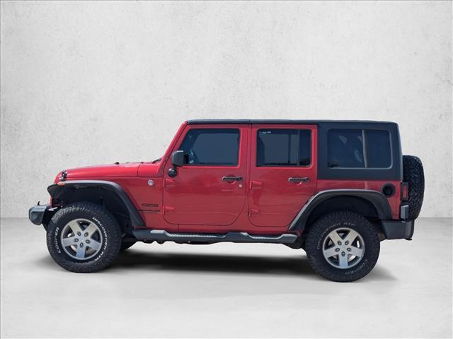 used 2015 Jeep Wrangler Unlimited car, priced at $16,499