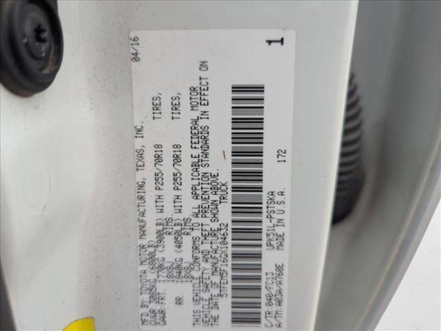 used 2016 Toyota Tundra car, priced at $20,188