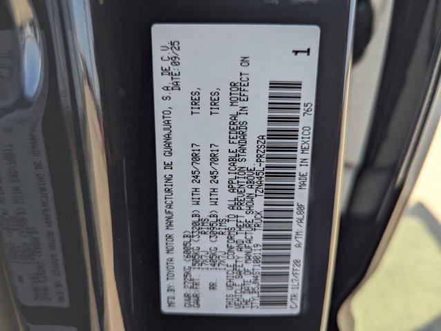 new 2025 Toyota Tacoma car, priced at $45,008