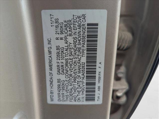used 2018 Honda Accord car, priced at $15,499
