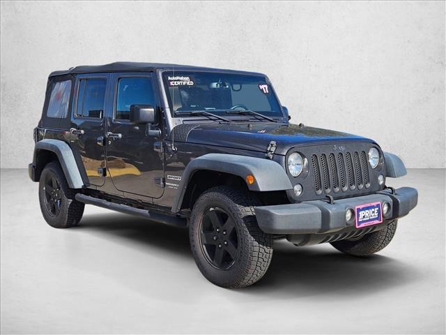 used 2017 Jeep Wrangler Unlimited car, priced at $16,775