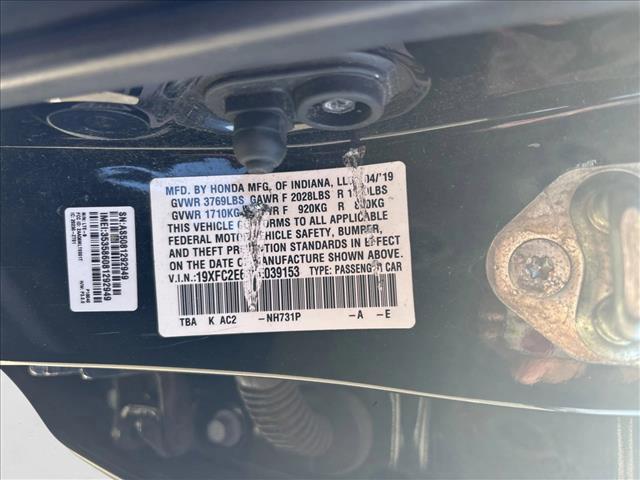 used 2019 Honda Civic car, priced at $12,499