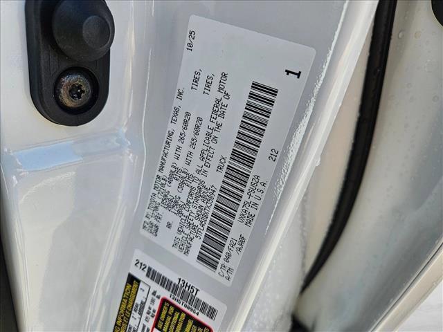 new 2026 Toyota Tundra car, priced at $60,585