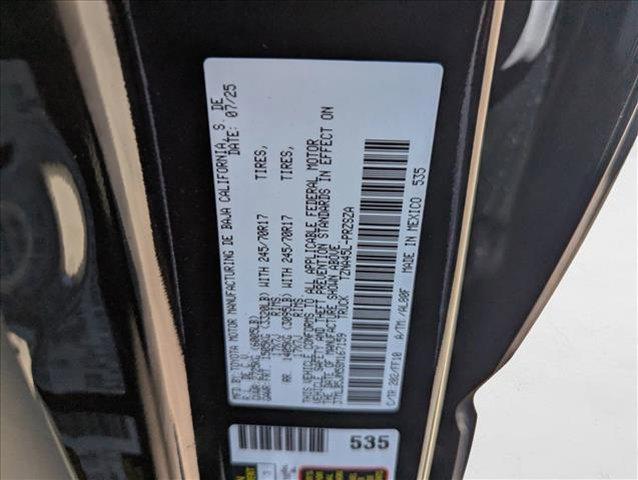 new 2025 Toyota Tacoma car, priced at $45,008