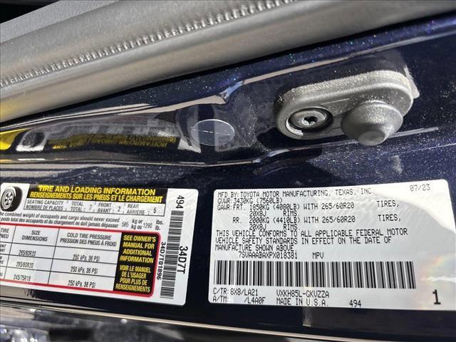 used 2023 Toyota Sequoia car, priced at $67,350
