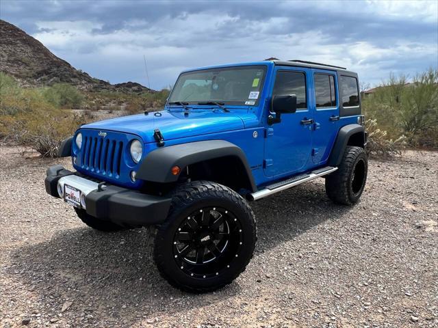 used 2015 Jeep Wrangler Unlimited car, priced at $18,500