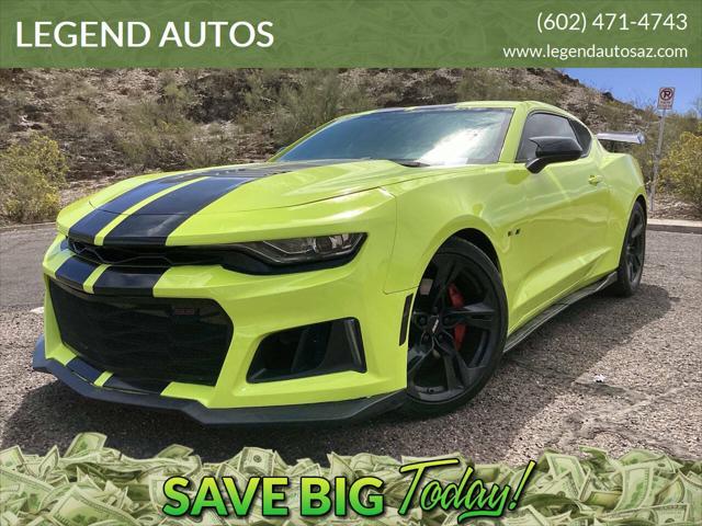 used 2019 Chevrolet Camaro car, priced at $28,900