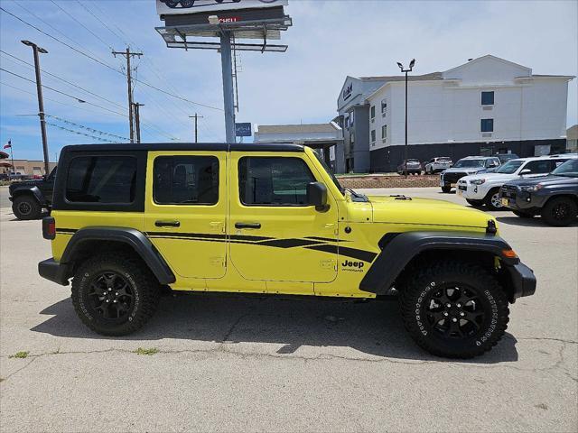 used 2022 Jeep Wrangler Unlimited car, priced at $31,877