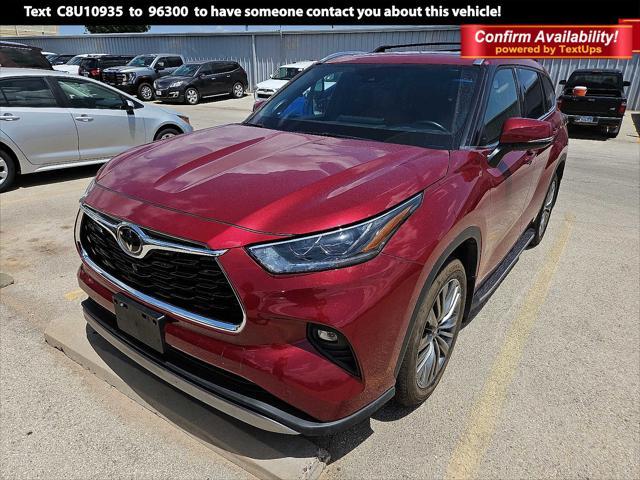used 2021 Toyota Highlander car, priced at $37,220