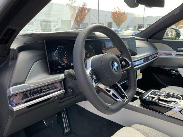 new 2025 BMW 740 car, priced at $106,625