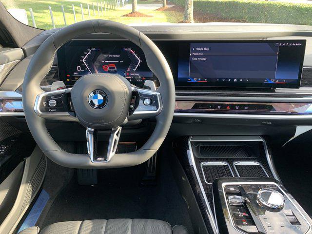 new 2025 BMW 740 car, priced at $107,625