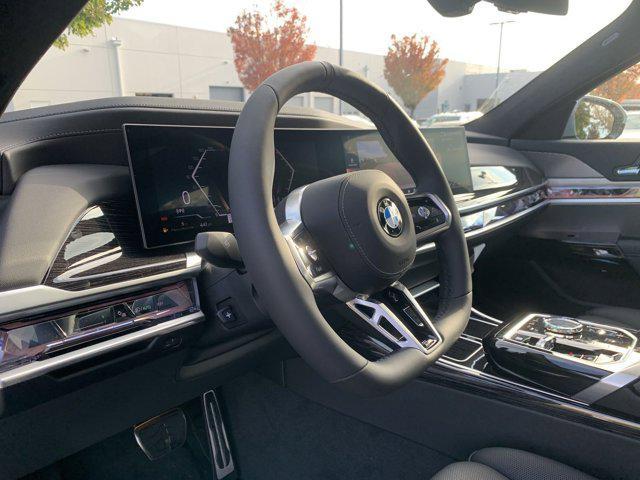 new 2025 BMW 740 car, priced at $107,625