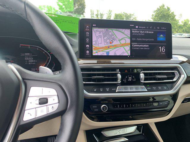 used 2022 BMW X3 car, priced at $37,977