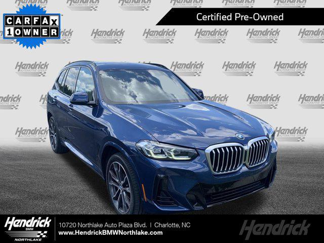 used 2022 BMW X3 car, priced at $36,977