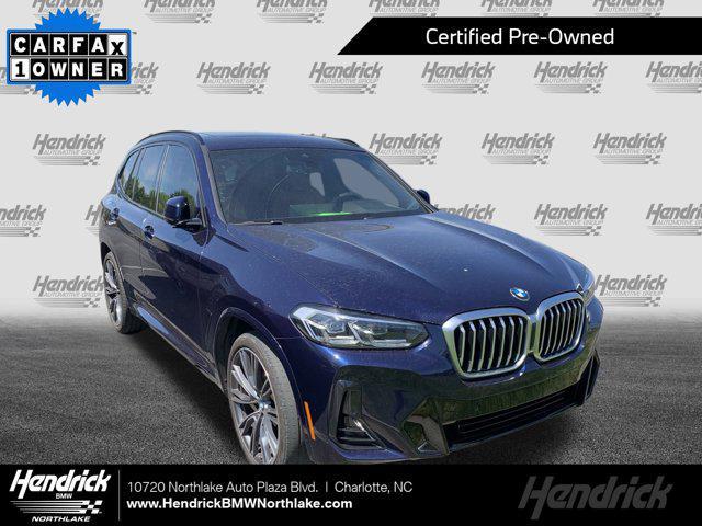 used 2022 BMW X3 car, priced at $39,977