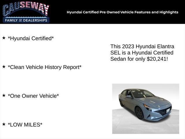 used 2023 Hyundai Elantra car, priced at $20,241