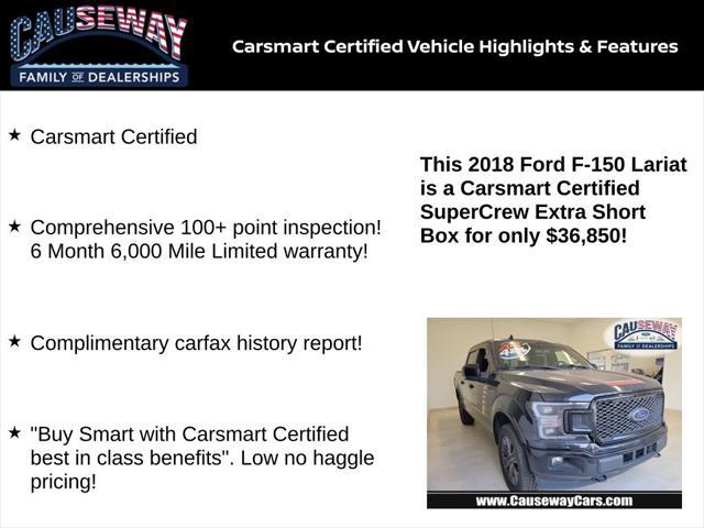 used 2018 Ford F-150 car, priced at $36,850