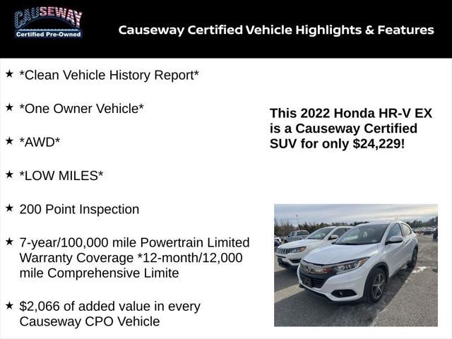 used 2022 Honda HR-V car, priced at $24,229