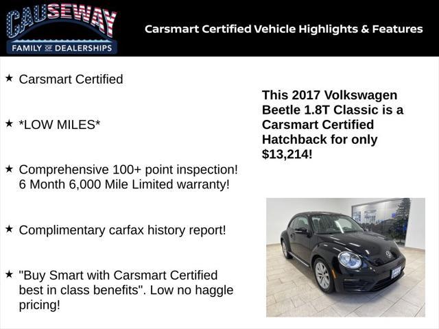 used 2017 Volkswagen Beetle car, priced at $13,214