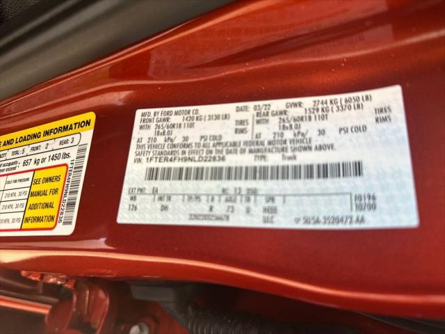 used 2022 Ford Ranger car, priced at $39,431