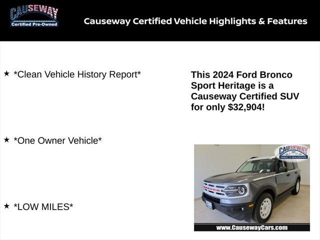 used 2024 Ford Bronco Sport car, priced at $32,904